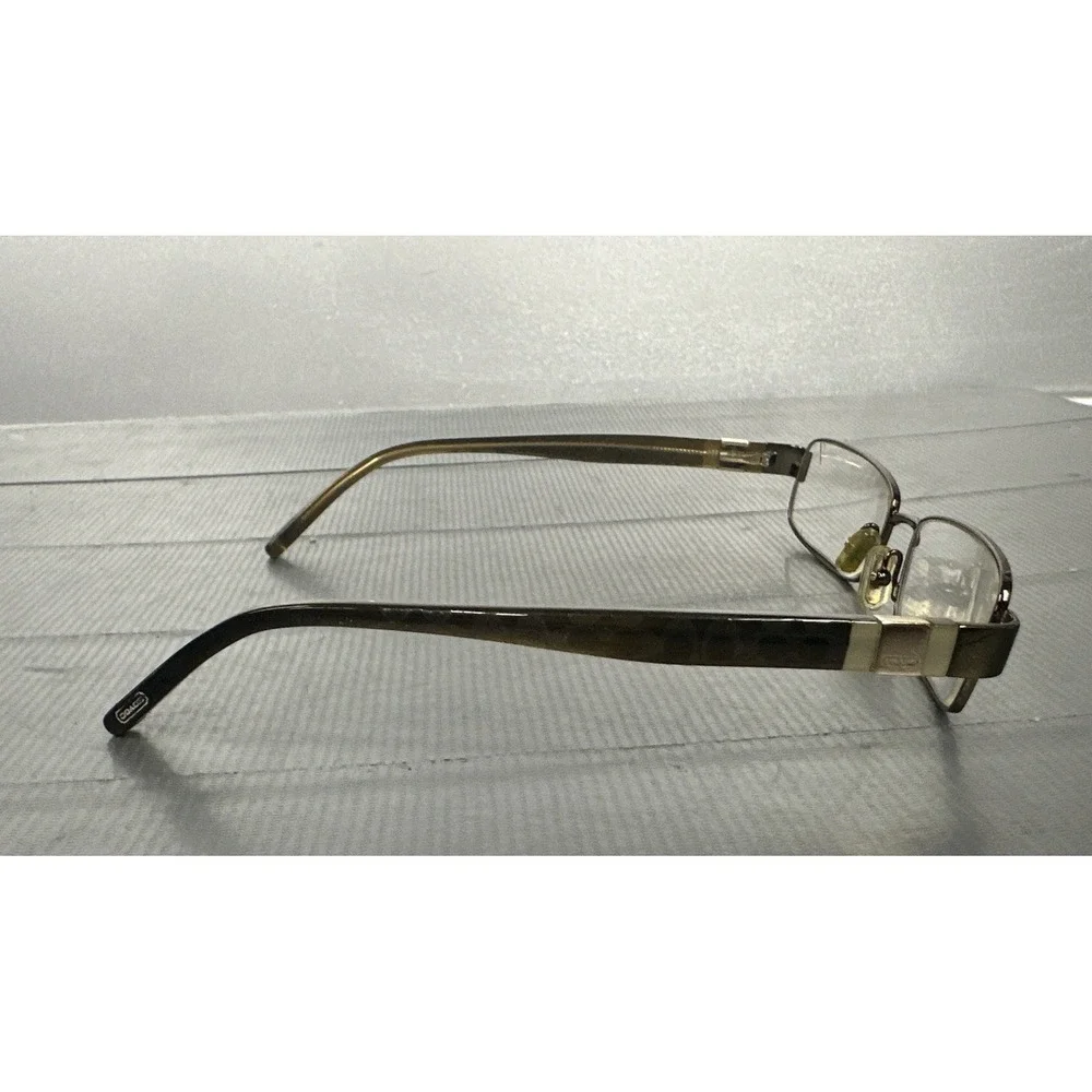 Coach New York Women Glasses Frame Bronze Tone Eyeglasses 52[]16 135